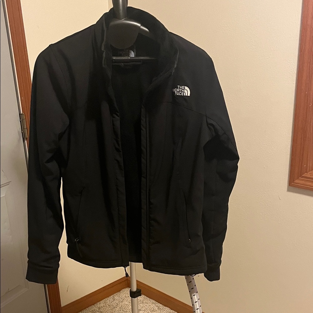 The North Face Black Womens F11 Fleece lined Full Zip Softshell Jacket